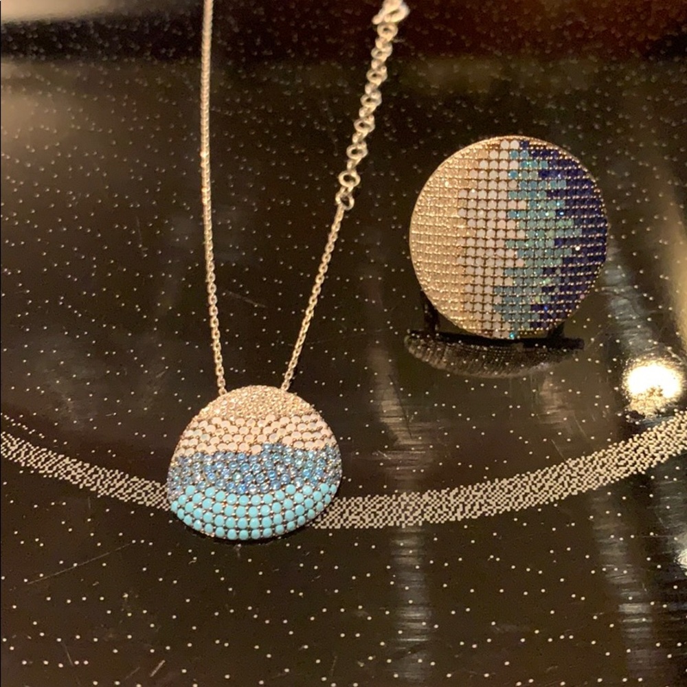 Hand made necklace and Ring from Maine!